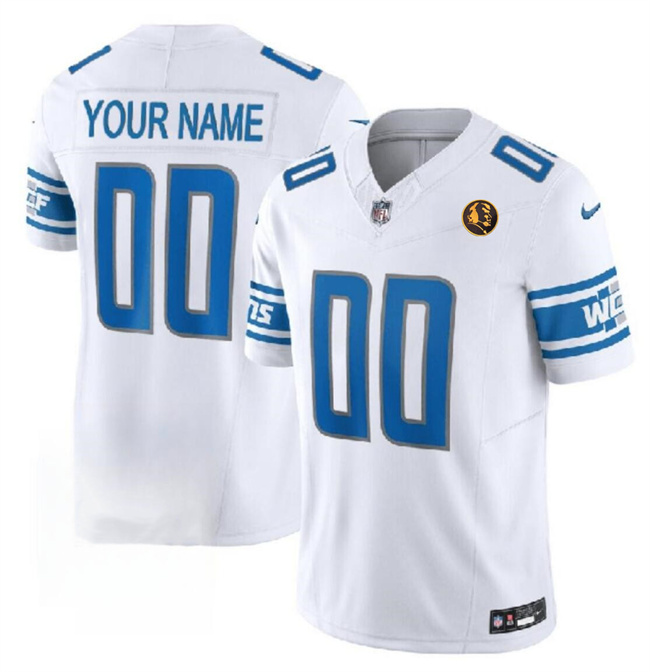 Custom Detroit Lions Vapor F.U.S.E. Limited Jersey